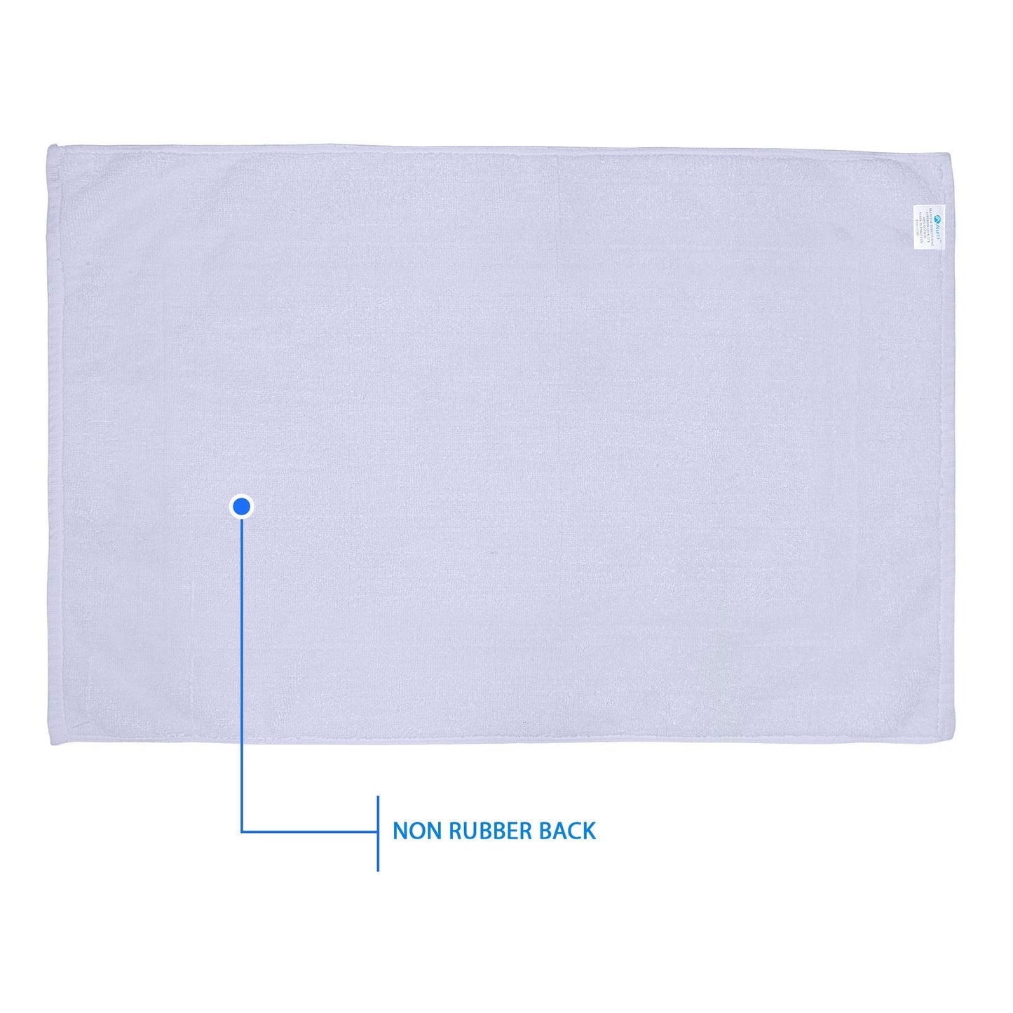 Alurri Luxury Bath Mat 2 Pack Bundle - 100% Ringspun Cotton - Mold Resistant Hotel and Spa Bath Rug, Machine Washable, Quick Dry Thick, Soft & Super Absorbent - Extra Wide 21" x 34" Inch - White