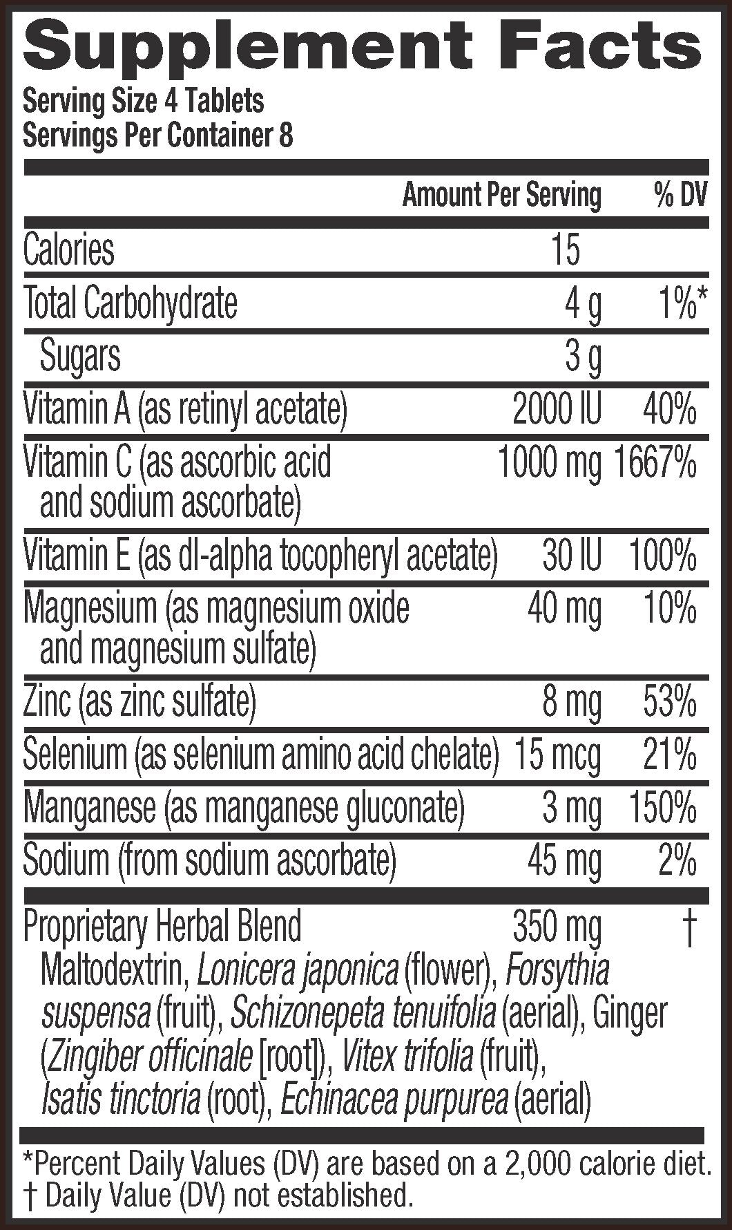 Airborne Citrus Chewable Tablets 1000 mg of Vitamin C Immune Support Supplement, 32 Count