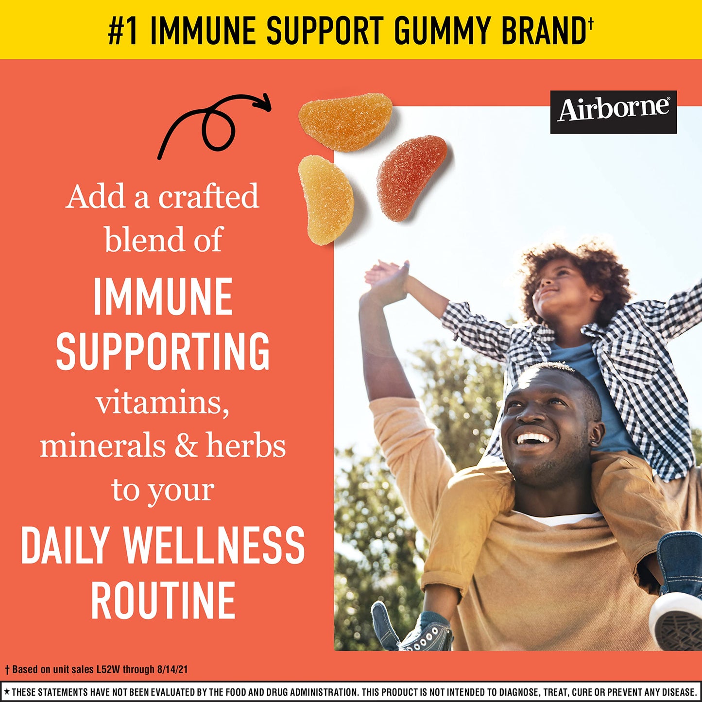 Airborne Vitamin C 1000mg - Citrus Chewable Tablets 64 ct 8/2023