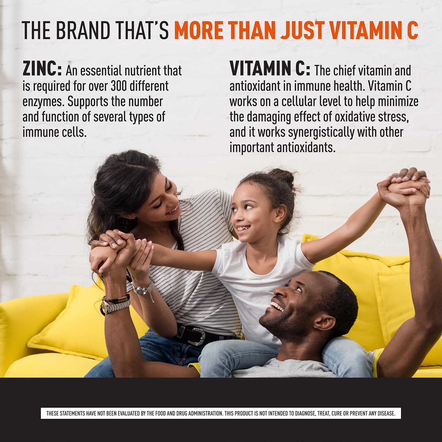 Airborne Zinc + Vitamin C Immune Support 32 Chewable Tablets, EXP 5/2023