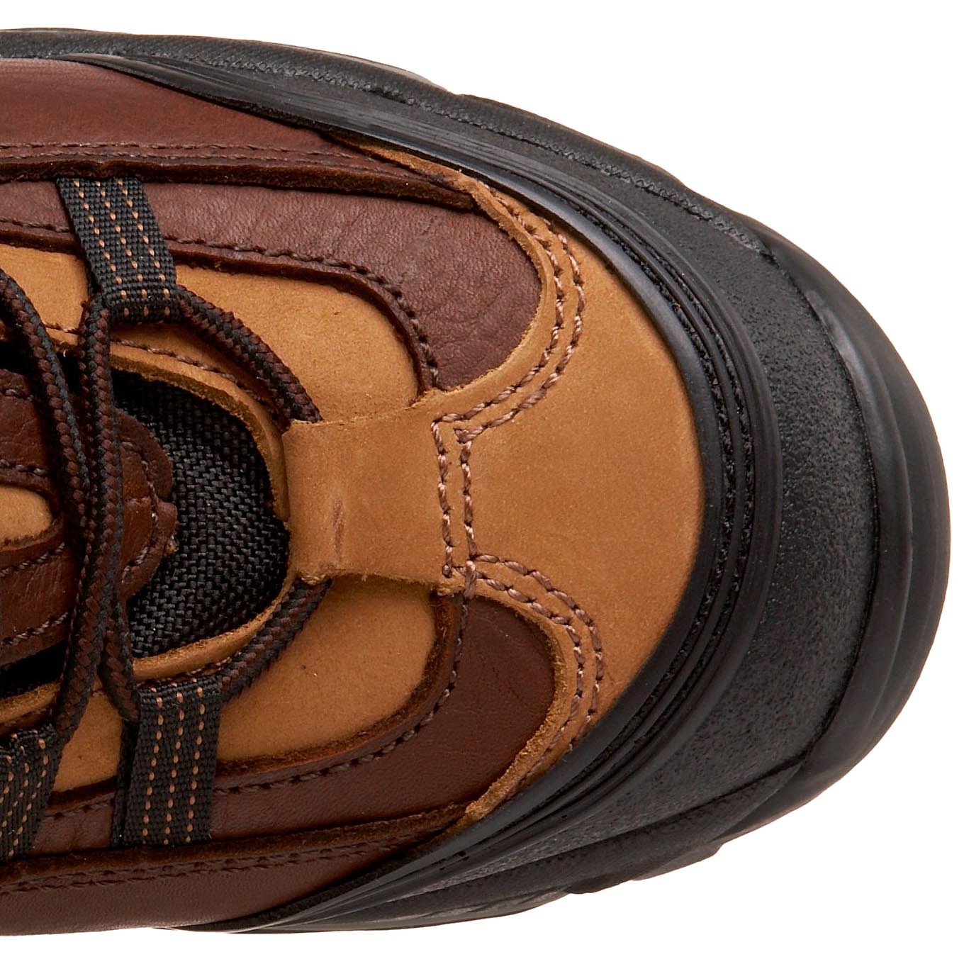 Golden Retriever Men's Safety Toe Waterproof Hiker,Brown,9 W US