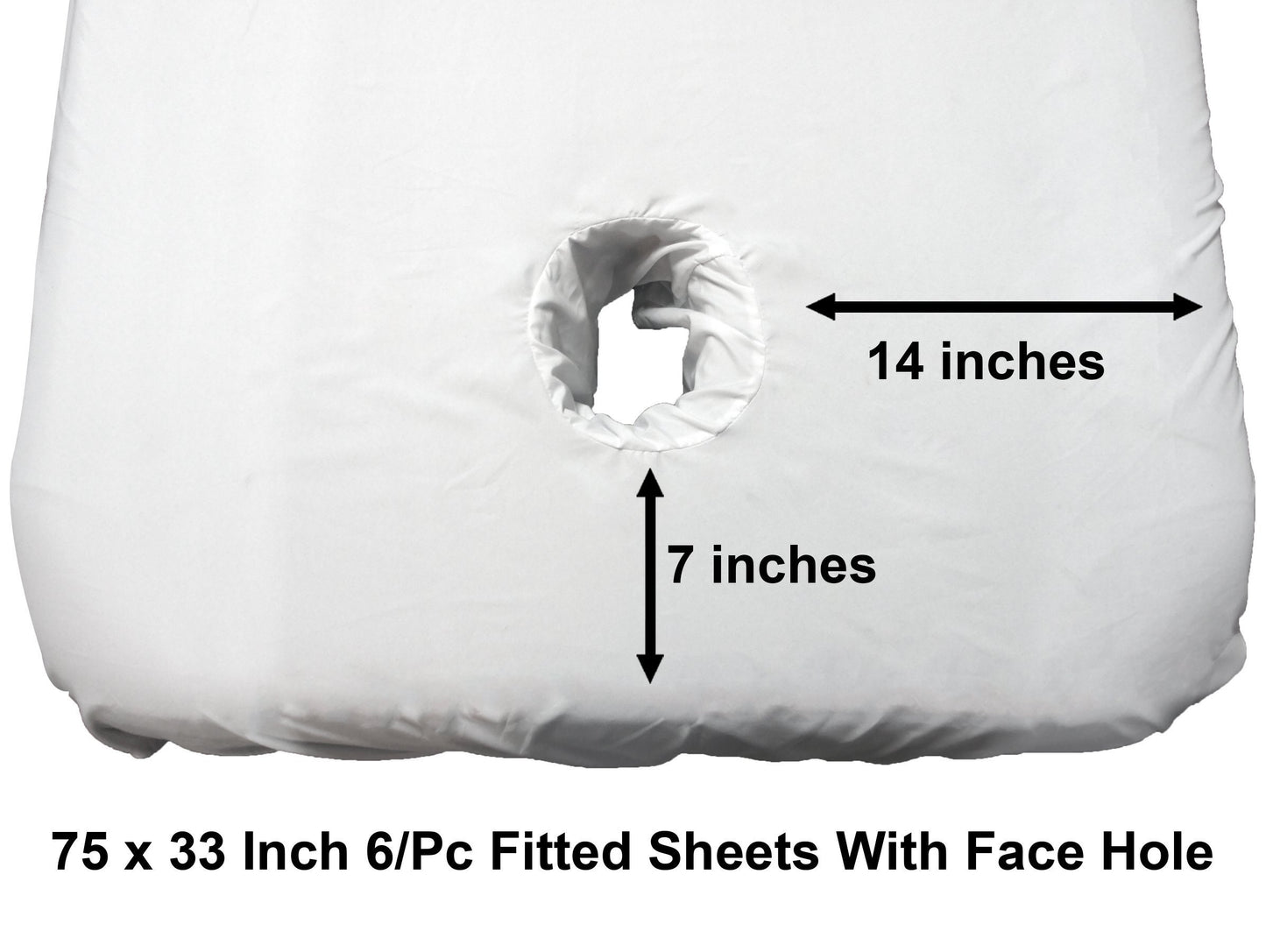 6pc/pkg Fitted Sheets Washable Reusable Massage Table Cover
