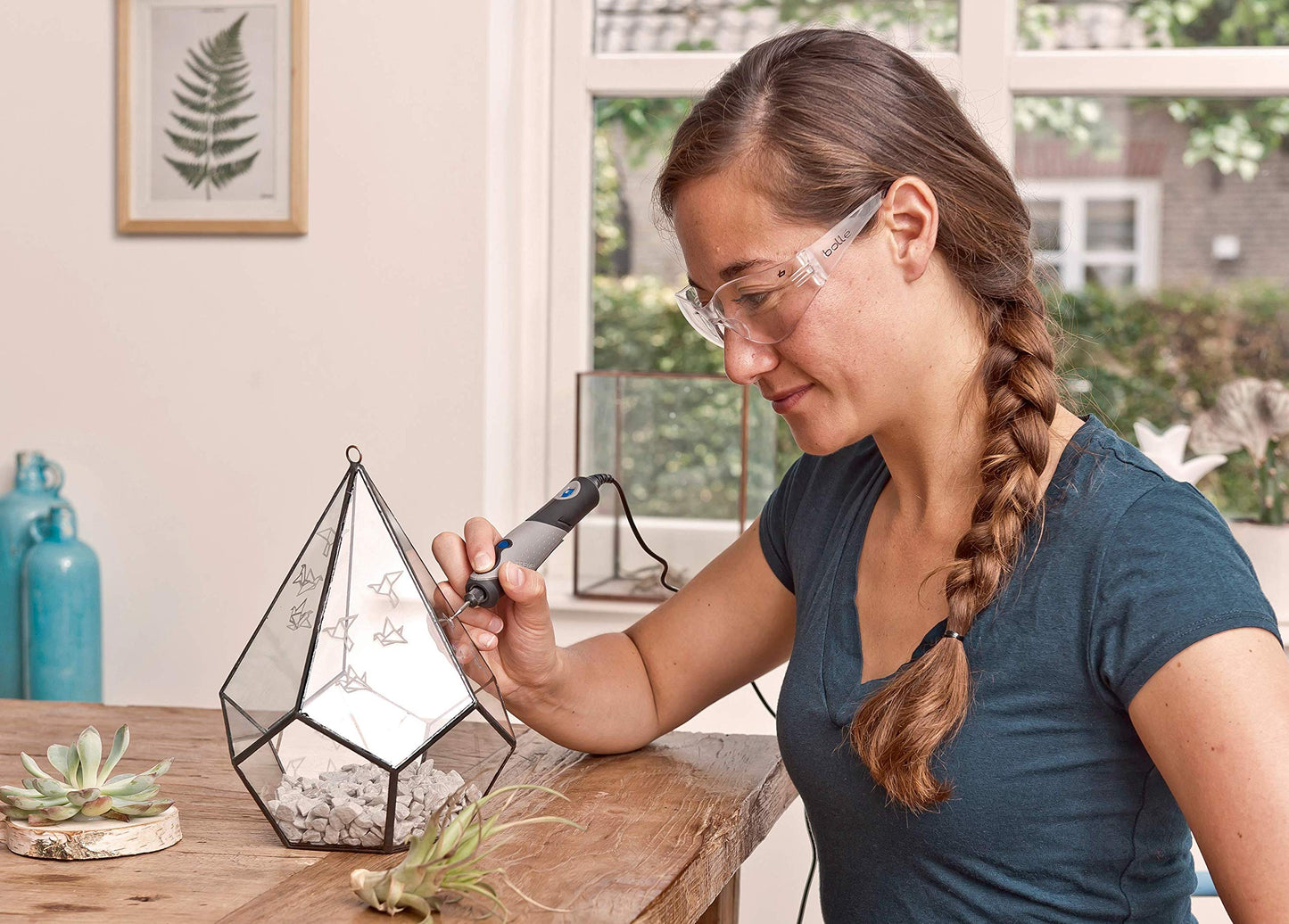 Dremel 2050-15 Stylo+ Versatile Craft Rotary Tool, Perfect for glass etching, leather burnishing, jewelry making, polishing, woodworking and more craft projects