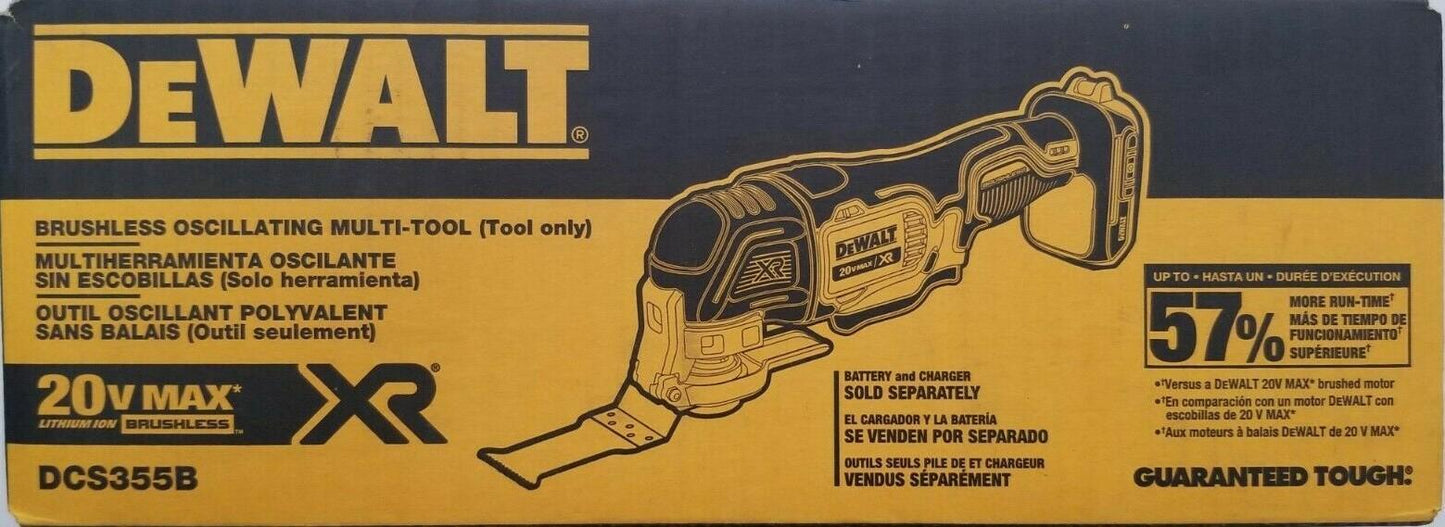 DEWALT DCS355B 20V XR Oscillating Multi-Tool (Tool Only)