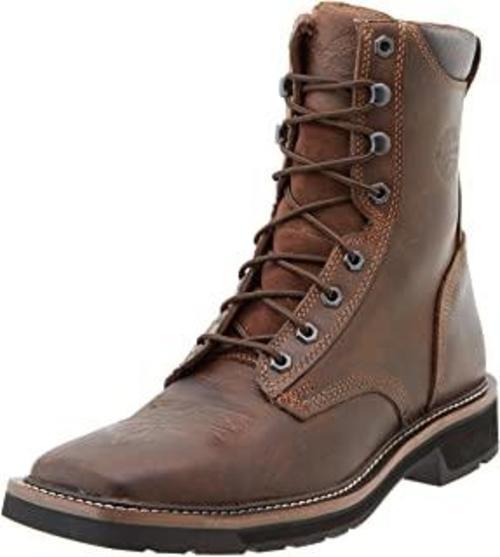 Justin Men's J-Max 8" Work Boots 10 D
