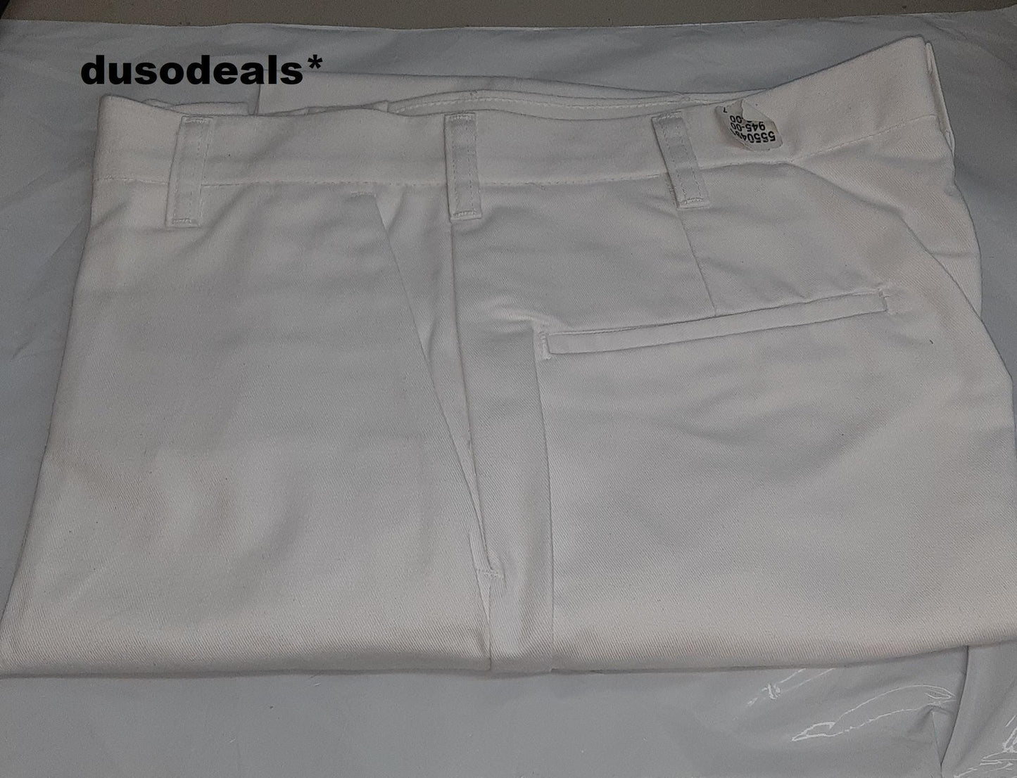 Cintas Comfort Flex Work Pants 945-00, white- size: 34
