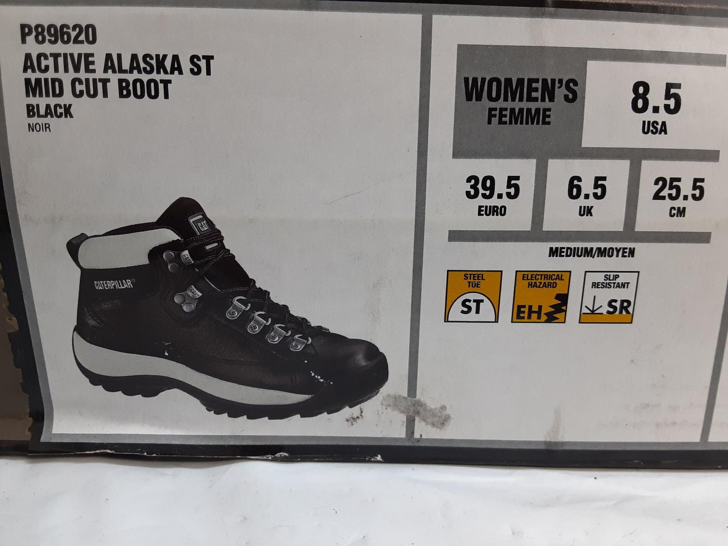Caterpillar, Active Alaska, ST, MidCut Boot, P89620, Size 8.5, Slip Resistant