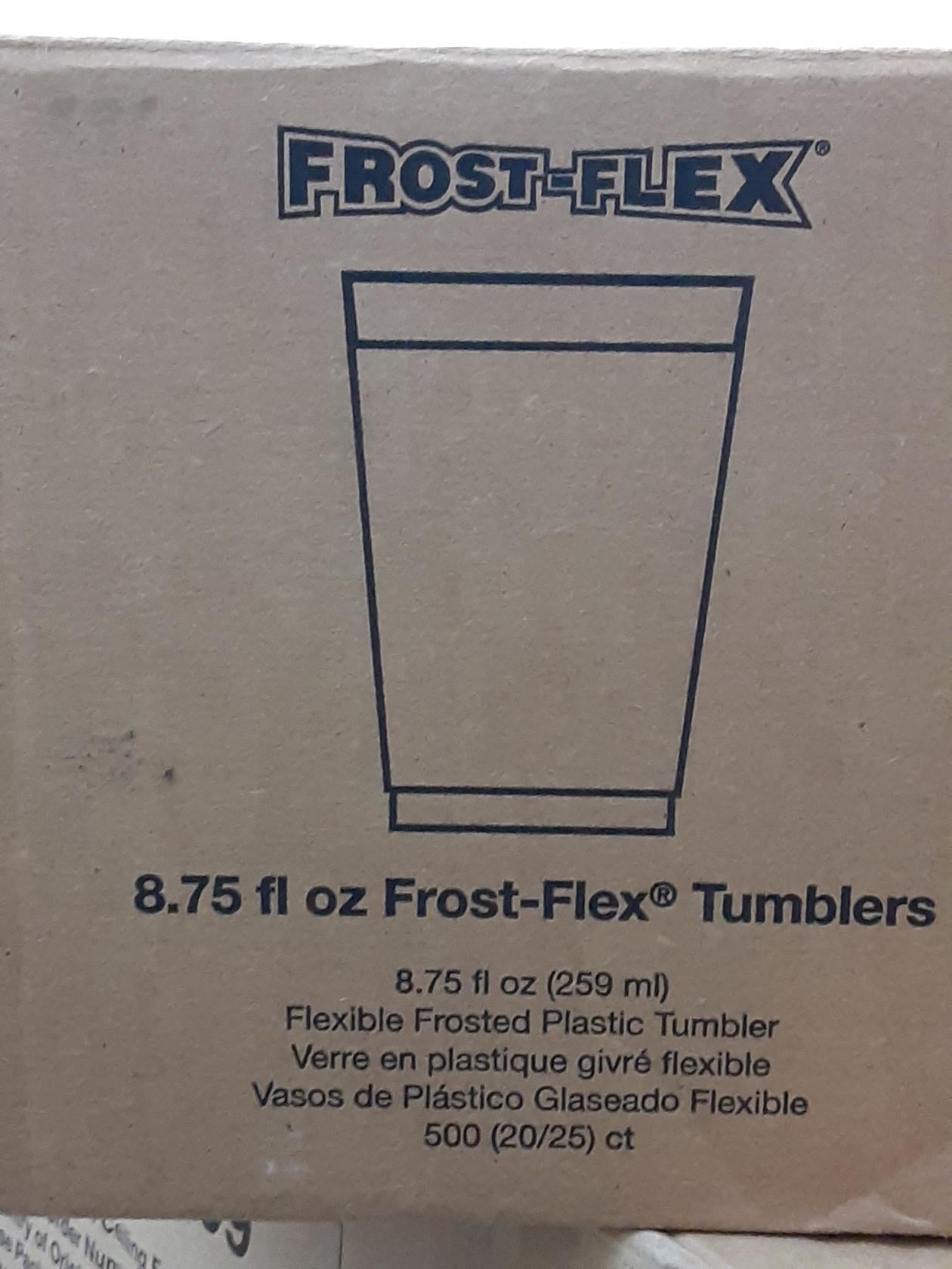 Frost-Flex 8.75 oz -Plastic Tumblers - Niosa 2002- CASE of 70- NEW
