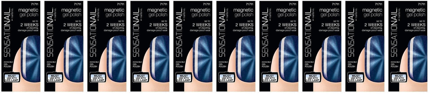 Sensationail- 71711- Magnetic Gel Polish-'tantalize' .30 oz -NEW- Lot of TEN