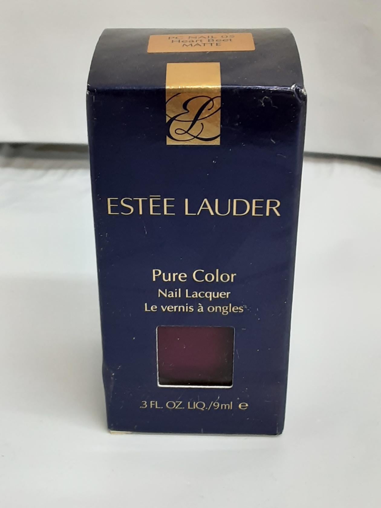 Estee Lauder - Pure Color Nail Lacquer - HEART BEET- Matte Finish- NEW