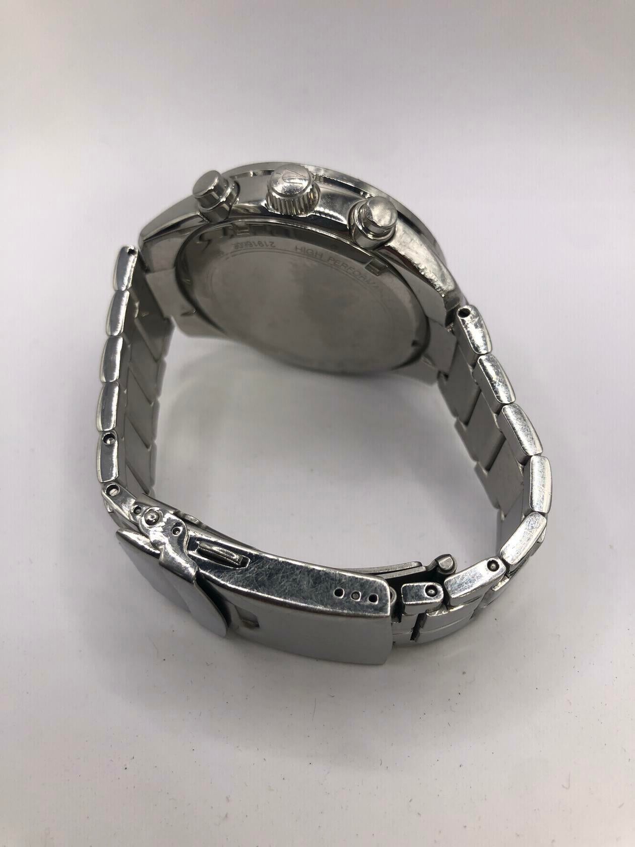 BULOVA 96A185 Curv Chronograph Blue Dial Sapphire Glass Men's Watch $750