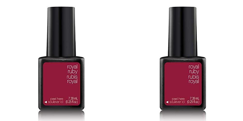 Sensationail Color Gel Polish Royal Ruby 71636 .25 oz. Lot of two