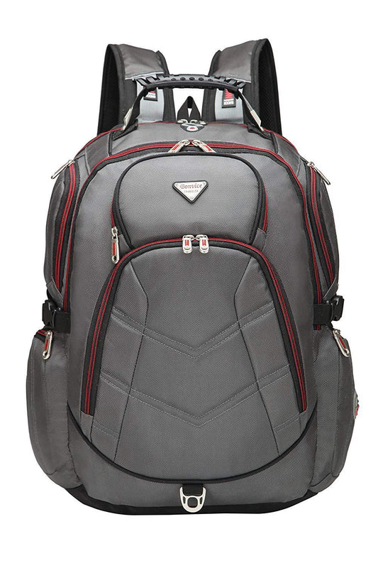 Bonvince 18.4" Laptop Backpack Fits Up To 18.4 Inch Gamer Laptops Backpack Grey