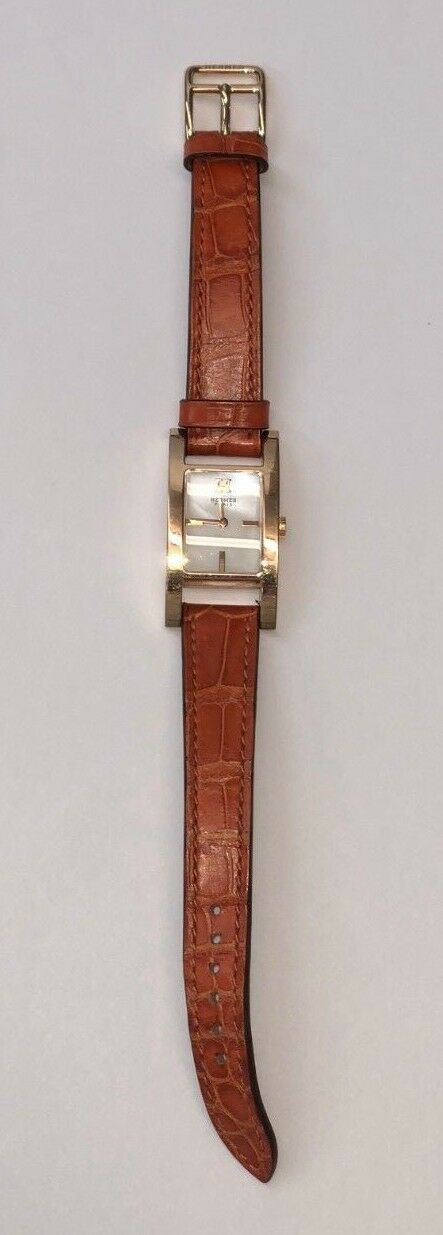 HERMES A Lucole Watch AC1.270 18K Pink Gold VERY RARE !!!