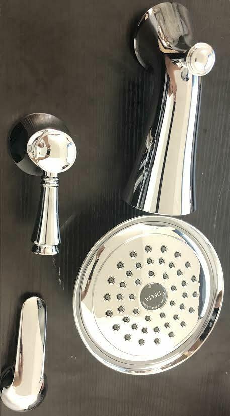 Delta Silverton Single-Handle 1-Spray Tub and Shower  For Parts Only Sells AS IS