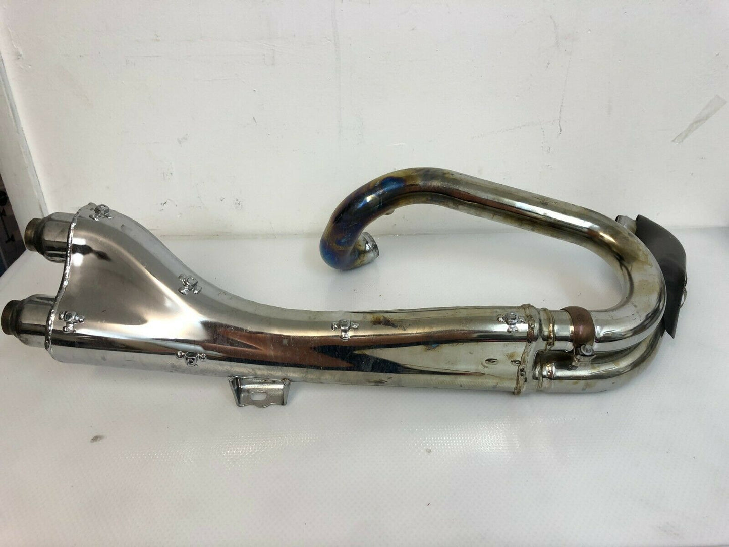 HARLEY VROD AUXILLARY VOLUME EXHAUST COLLECTOR FRONT HEADPIPE NIGHTROD V ROD
