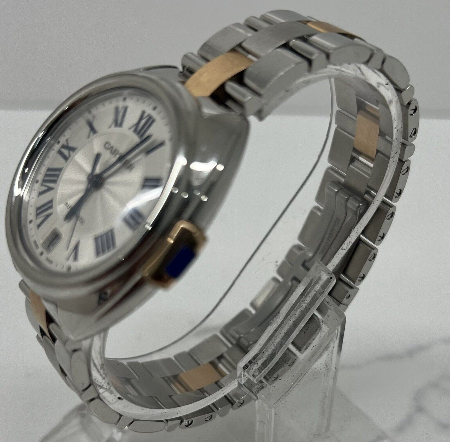 Authentic Cartier W2CL0003 Cle de Cartier PG Combination Automatic  #260-003-...