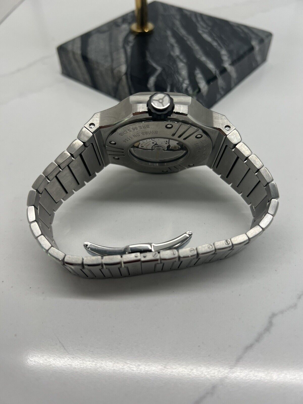 BULGARI STAINLESS STEEL ENDURER CHRONOSPRINT REF# BRE56BSSDCHS | HE