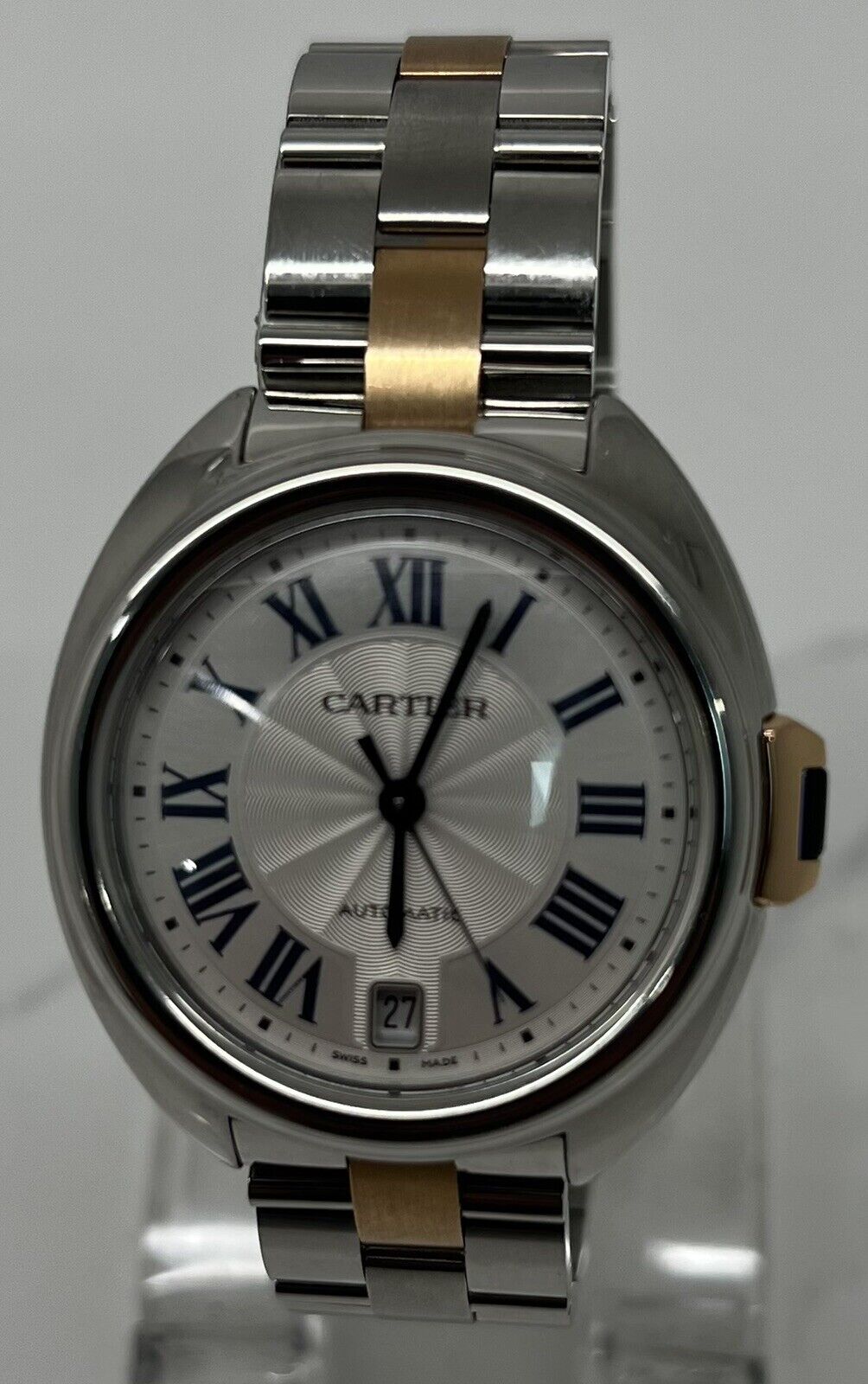 Authentic Cartier W2CL0003 Cle de Cartier PG Combination Automatic  #260-003-...