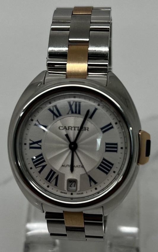 Authentic Cartier W2CL0003 Cle de Cartier PG Combination Automatic  #260-003-...