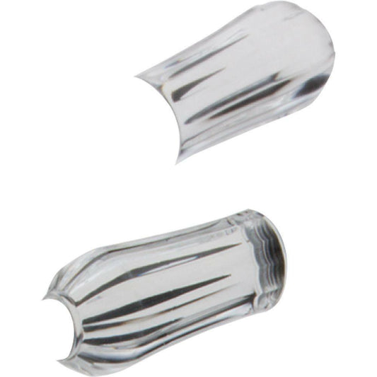 Delta Pair of Innovations Lever Handle Accents in Clear for 2-Handle Roman Tub