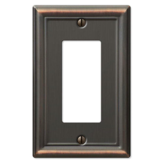 Amerelle Wall Plate Aged Bronze Chelsea Carded