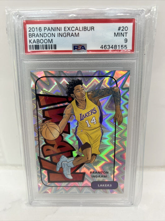 BRANDON INGRAM 2016-17 EXCALIBURE KABOOM PSA 9