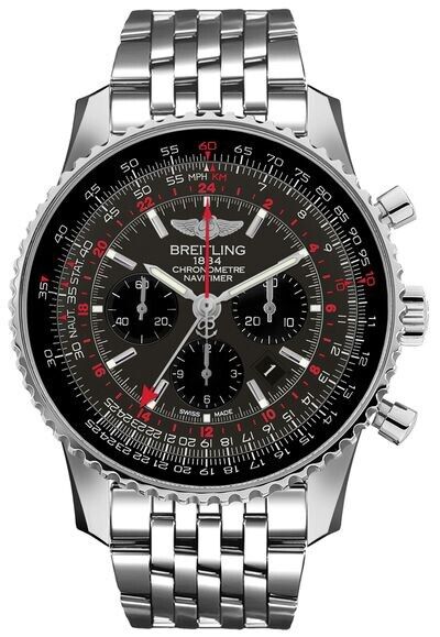 Breitling Navitimer GMT Automatic Men's Watch AB04413A/F573-201S