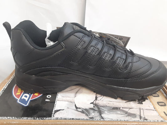 Dickies Footwear Slip Resistant Stretch. 00CD4240, Size 11 Wide, Black