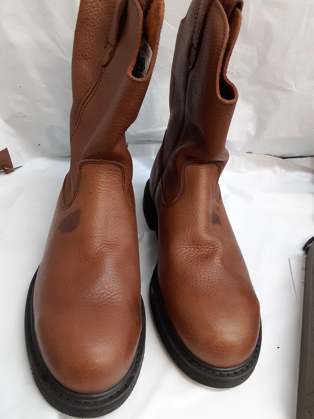 Dickies Men's 10" Wellington Steel Toe Boot, Copper, 11 Medium-*** DEFECTS- ****