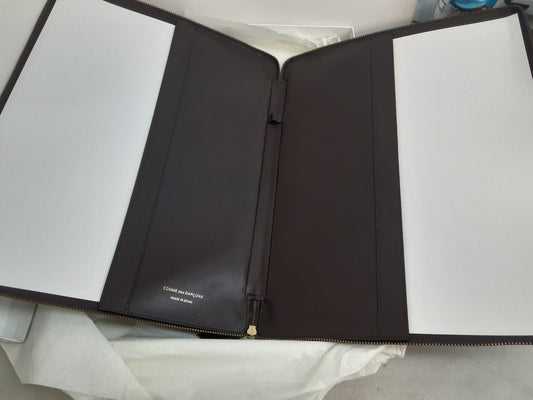 Comme Des Garcons- Lawyer's Legal Portfolio Holder- 15"x11 - BROWN- Classic  NEW