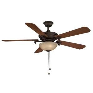 Baxter Ii 52 In. Oil Rubbed Br 17.72"h x 52" Brushed Nickel