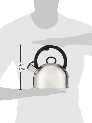 Cuisinart CTK-SS17N Aura 2-Quart Teakettle, Make 2-Quarts of Boiling Water in this Classic Tea Kettle, Stainless Steel