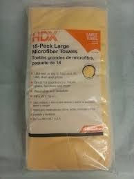 HDX Microfiber Towel Set (18-Pack)
