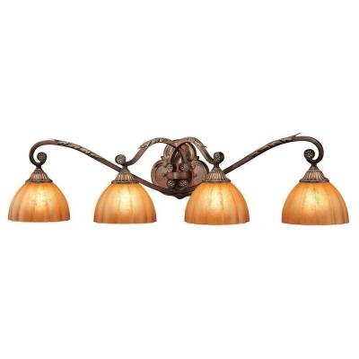 Hampton Bay 25067 Chateau Deville 4 Walnut Bath Light