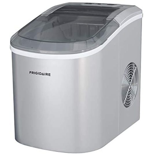 Frigidaire EFIC189-Silver Compact Ice Maker, 26 lb per Day, Silver