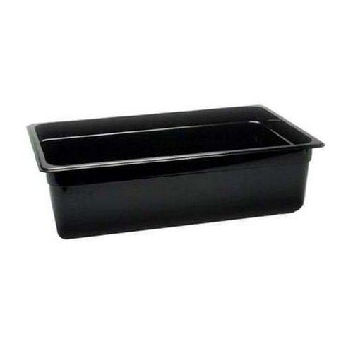 Cambro 16CW110 Camwear Food Pan plastic full-size 6"D black - Case of 6