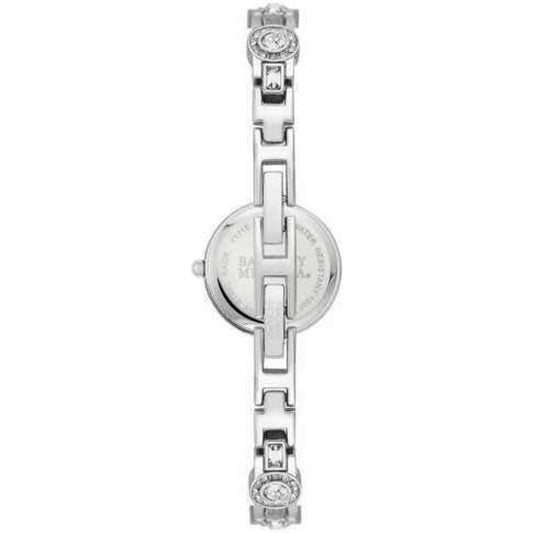 Badgley Mischka BA/1397MPSV Women's Silver-Tone Crystal Watch NO BOX
