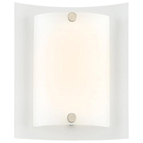 Good Lumens by Madison Avenue 12-Watt Brushed Nickel Integrated LED Sconce
