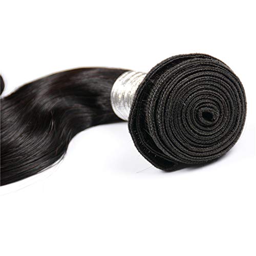 MDL Hair Brazilian Remy Human Hair Weave 24inch Natural Black Color Body Wave 1