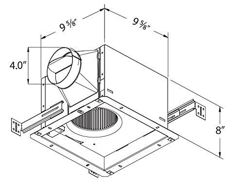 Delta BreezSignature VFB25ADH 110 CFM Exhaust Bath Fan with Humidity Sensor