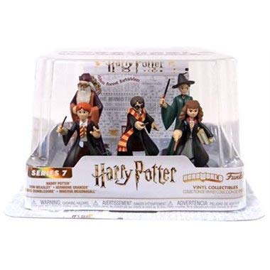 HARRY POTTER Funko Hero World Series 7, Ron Weasley, Hermione Granger, Albus Dumbledore & Minerva McGonagall 4-Inch Vinyl Figure 5-Pack