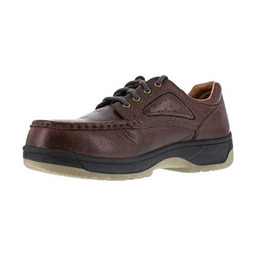 FS240 Florsheim Women's Eurocasual Safety Shoes - Dark Brown - 7.0\EW