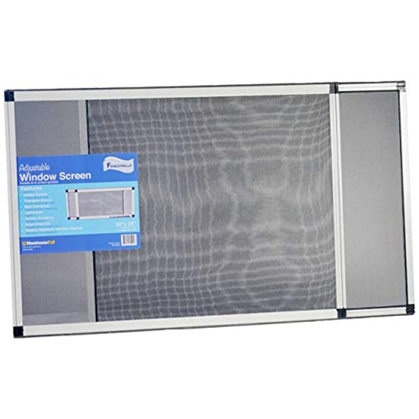 Fenestrelle Adjustable Window Screen - Horizontal (20" H x 28" - 54" W), 2 Pack