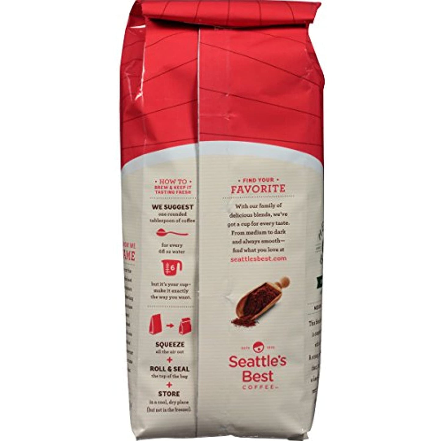 Seattle's Best Coffee Henry's Blend Dark Roast Ground Coffee, 12 OZ CASE 10/2020