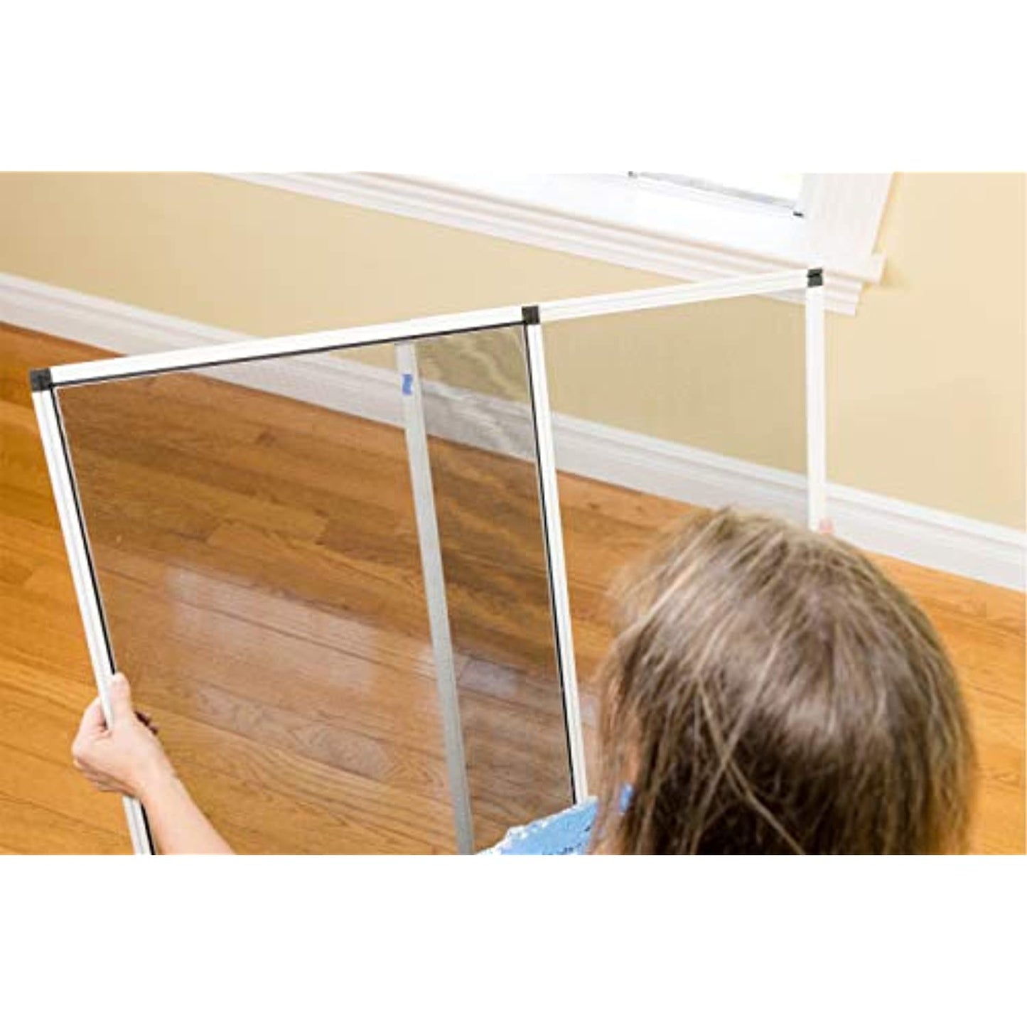 Fenestrelle Adjustable Window Screen - Horizontal (20" H x 28" - 54" W), 2 Pack