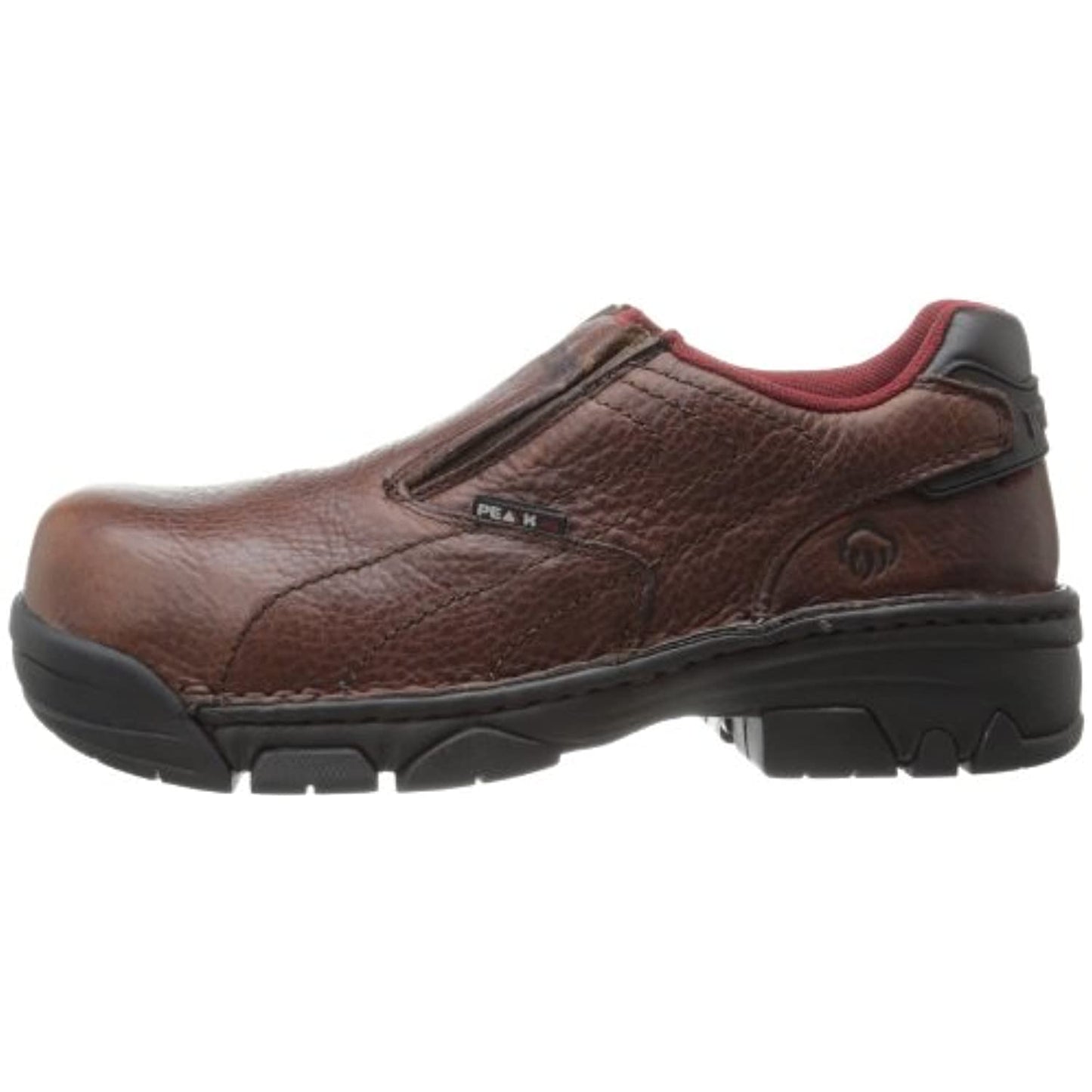 WOLVERINE Women's Ayah Comp Safety Toe Slip-On-W, Brown, 6 Medium- New-Open Box