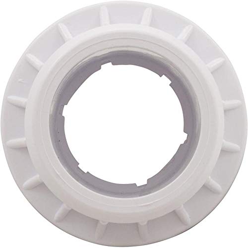 Custom Molded Products Fiberglass Pool Wall Return Fitting w/Nut, White