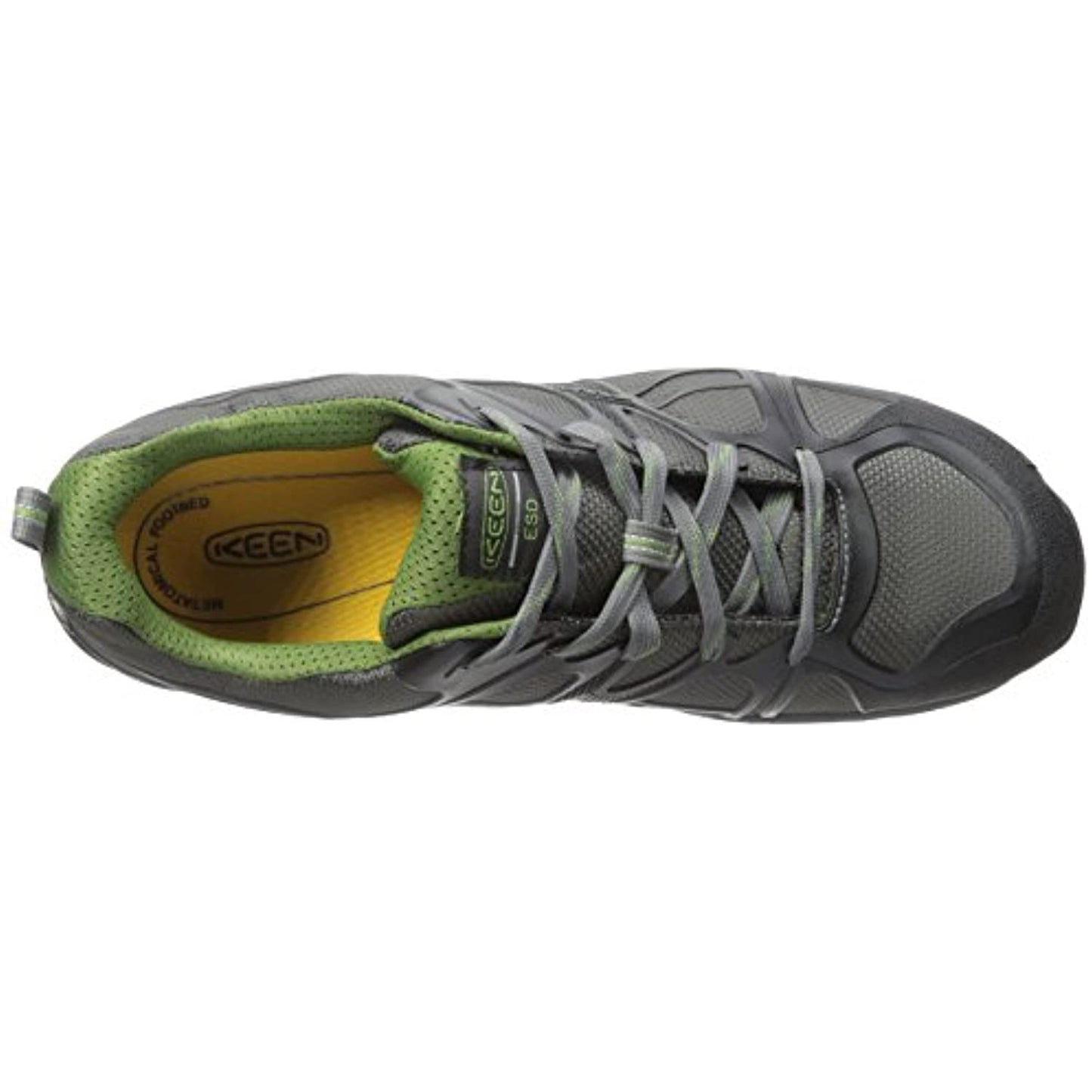 KEEN Utility Men's Durham Low Alloy Toe ESD Work Shoe, Magnet/Treetop, 8 Medium US