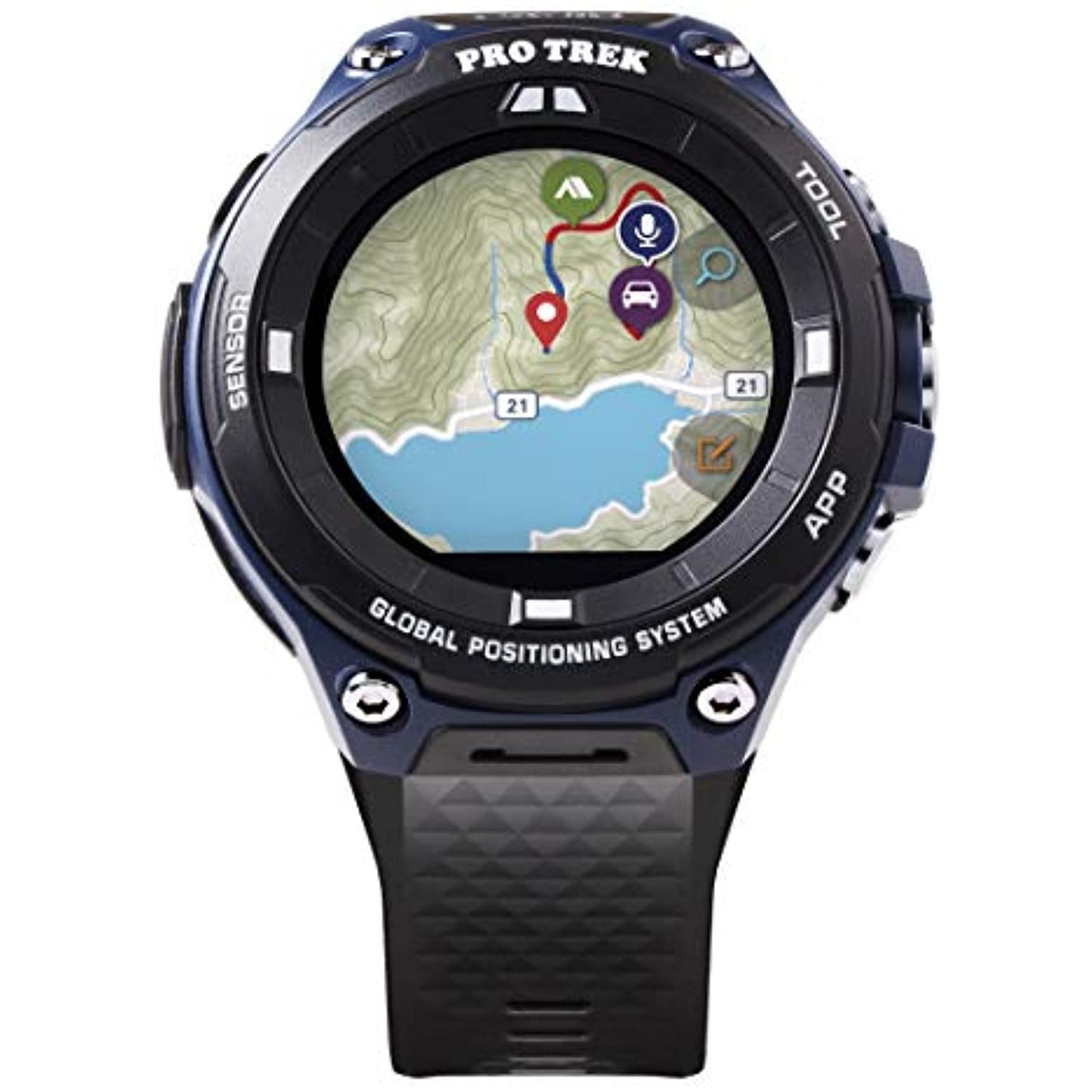 Casio Men's PRO Trek Smart Quartz Sport Watch (Model: WSD-F20) Blue USED Good